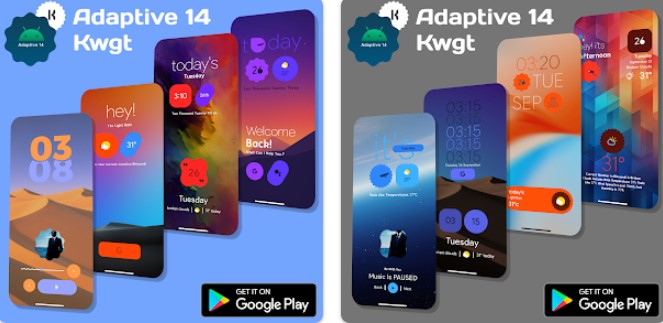 adaptive 14 kwgt MOD APK Android