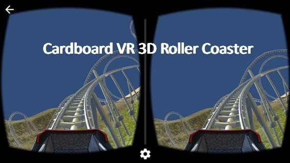 Cardboard VR 3D Roller Coaster