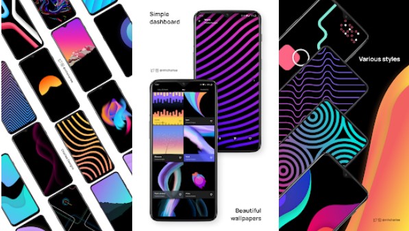 amoledpapers vibrant wallpapers MOD APK Android