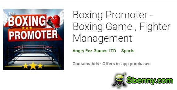 boxing promoter boxing game fighter management