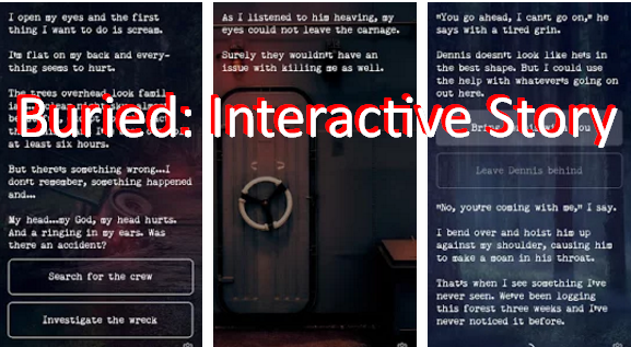 buried interactive story