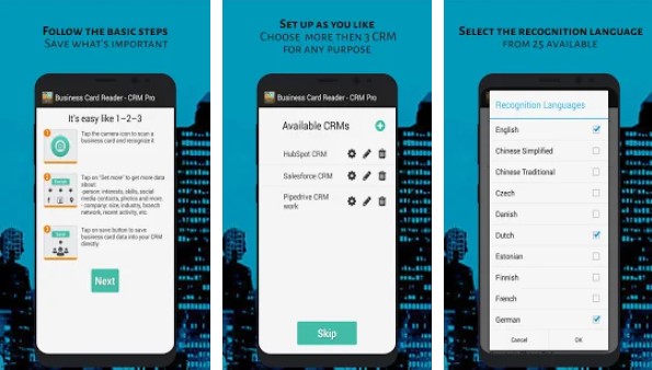 business card reader crm pro MOD APK Android