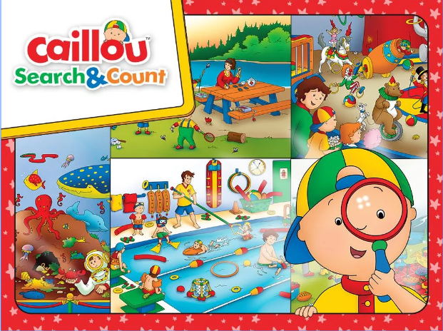 caillou search and count