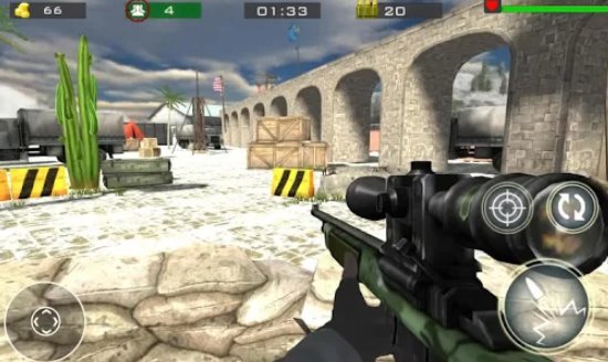 counter terrorist gun shooting game MOD APK Android