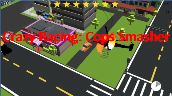 crazy racing cops smasher