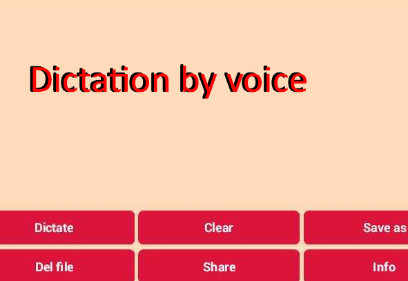 dictation by voice