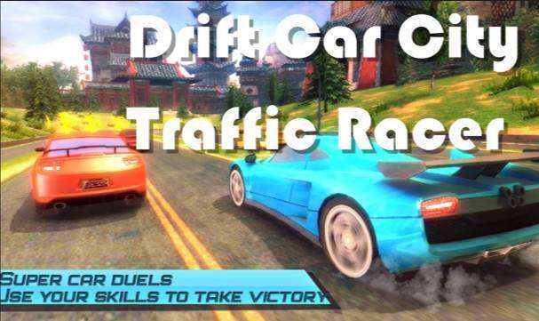 Drift car city traffic racer
