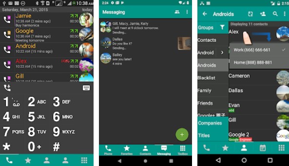 dw contacts and phone and sms MOD APK Android