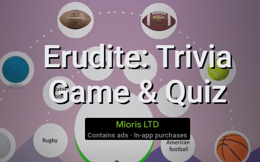 erudite trivia game and quiz