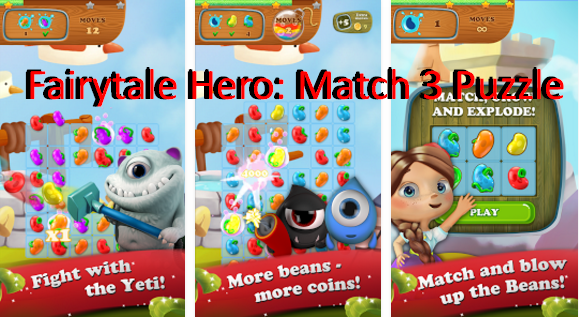 fairytale hero match 3 puzzle