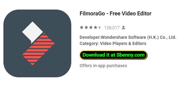 filmorago free video Editor