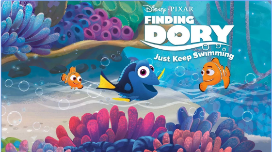 finding dory keep swimming