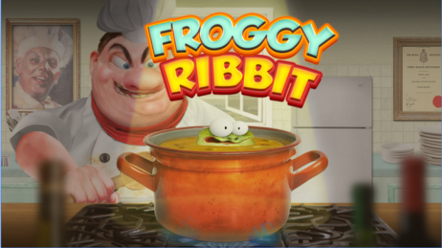 froggy ribbit outrun the chef