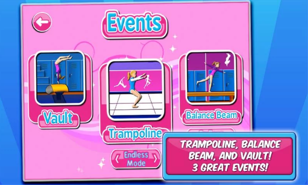 gymnastics events MOD APK Android