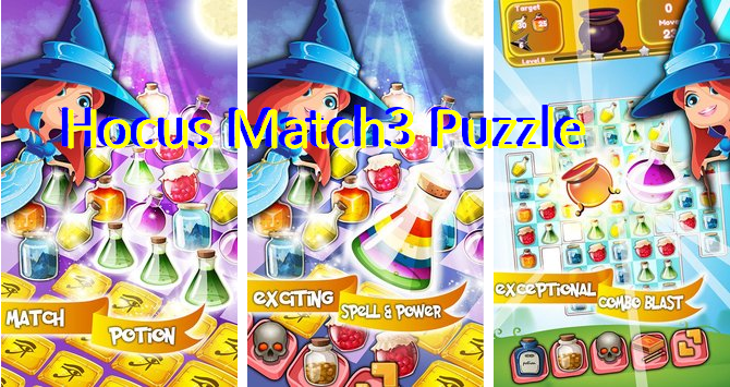 hocus match3 puzzle