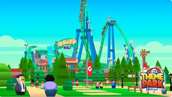 idle theme park tycoon MOD APK Android