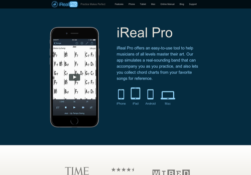 ireal pro music book and play along