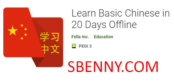 learn basic chinese in 20 days offline