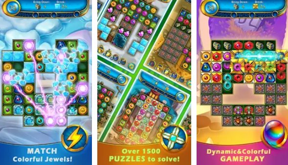 lost jewels match 3 puzzle MOD APK Android