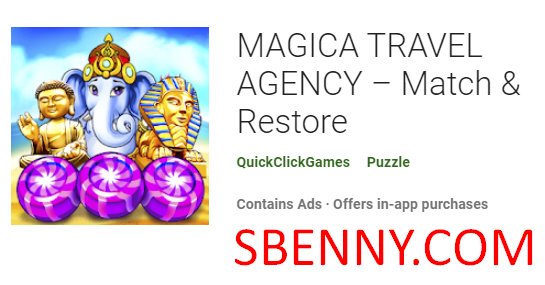 magica travel agency match and restore