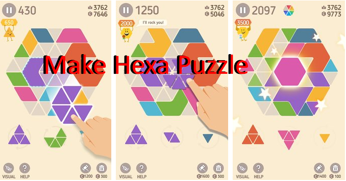 make hexa puzzle