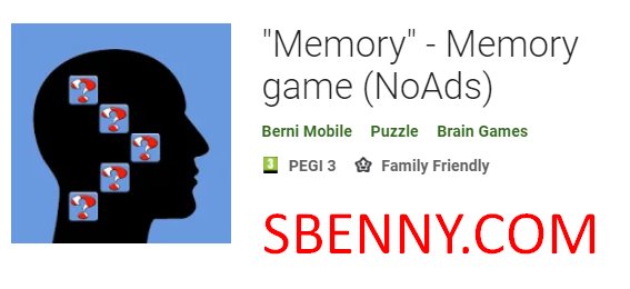memory memory game no ads