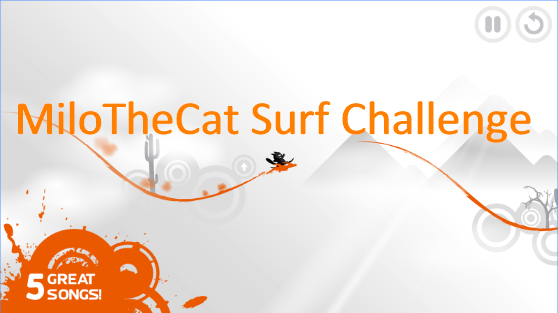 milo thecat surf challenge