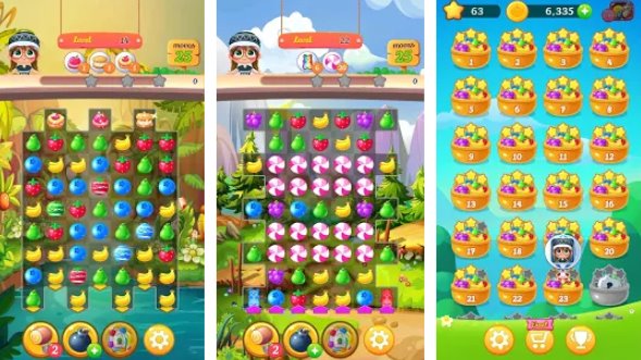 new tasty fruits bomb puzzle world MOD APK Android