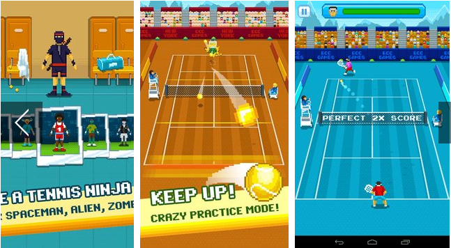 one tap tennis MOD APK Android