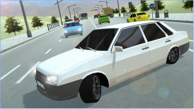 Russian Cars 99 and 9 in City MOD APK Android