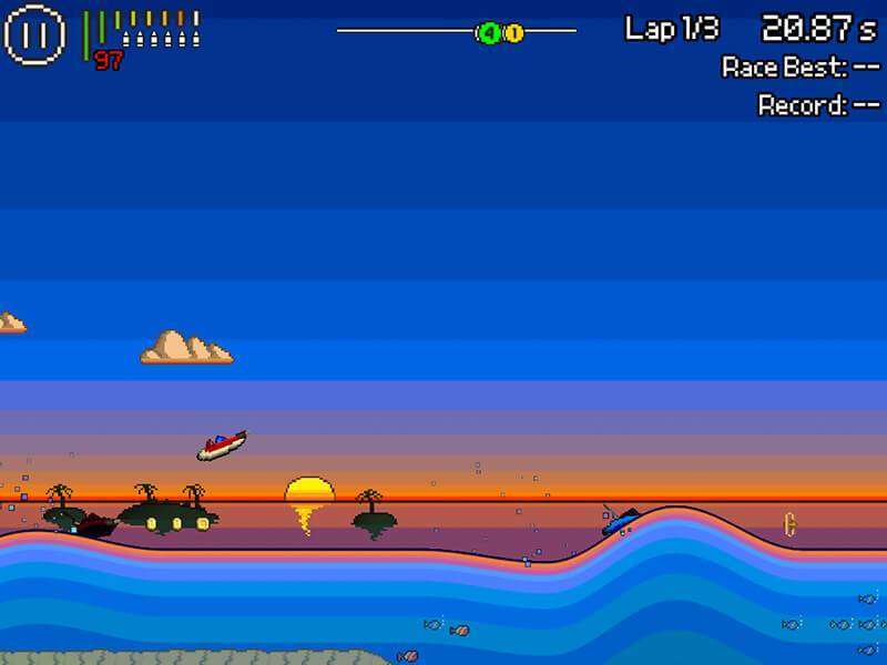 Pixel Boat Rush APK Android Game Free Download