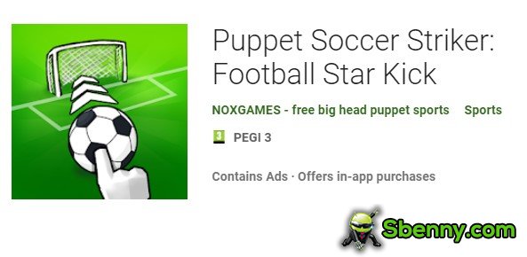 puppet soccer striker football star kick