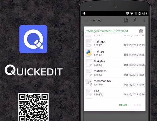 quickedit text editor pro MOD APK Android