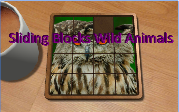 Sliding Blocks Wild Animals
