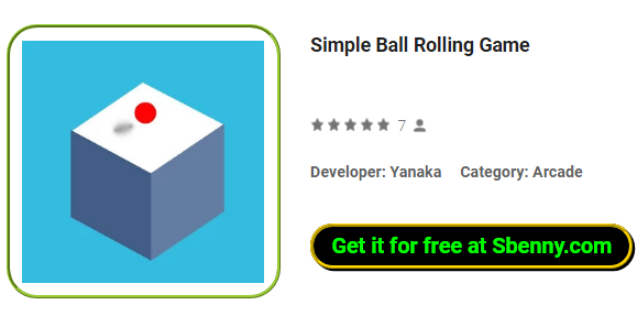 simple ball rolling game