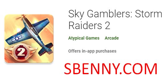 Sky Gamblers: Storm Raiders APK + DATA Android