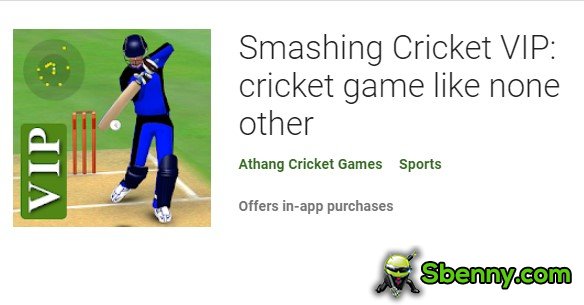 smashing cricket vip cricket game like none other