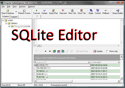 sqLite Editor