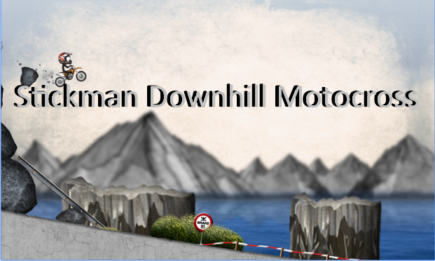 stickman downhill motocross