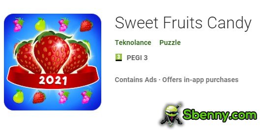 sweet fruits candy