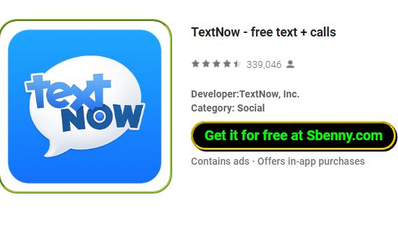 textnow free text plus calls