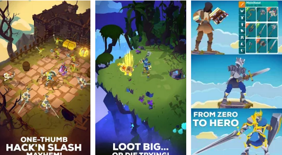 the mighty quest for epic loot MOD APK Android