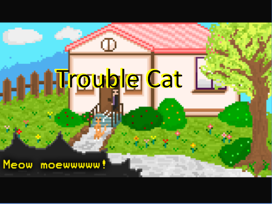 trouble cat