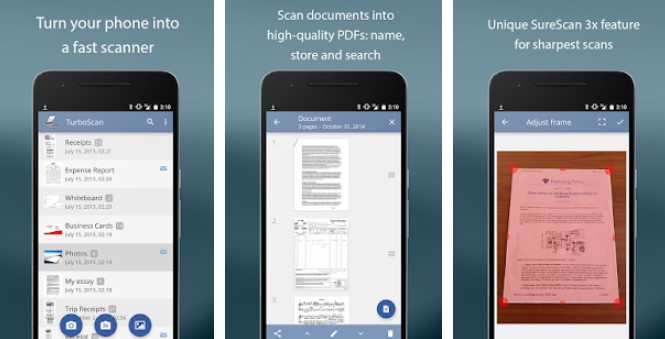 turboscan sscan documents and receipts in pdf MOD APK Android