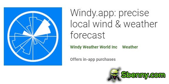 windy app precise local wind and weather forecast