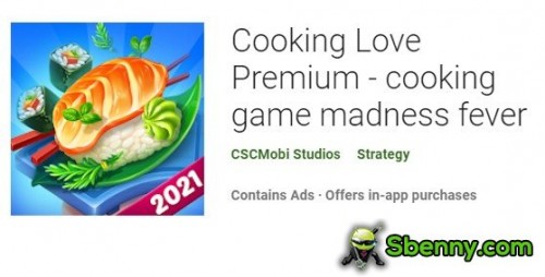 Cooking Love Premium - cooking game madness fever APK