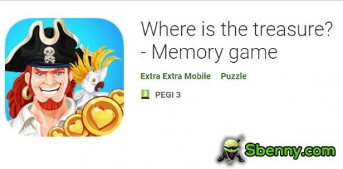 Where is the treasure? - Memory game APK