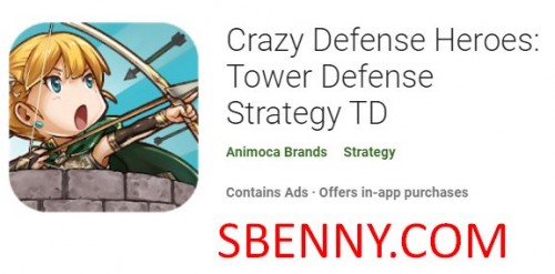 Crazy Defense Heroes: Tower Defense Strategy TD MOD APK