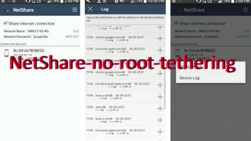 Download NetShare - no-root-tethering