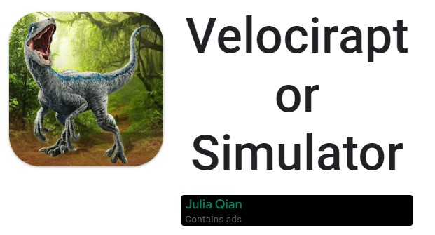 Velociraptor Simulator MOD APK